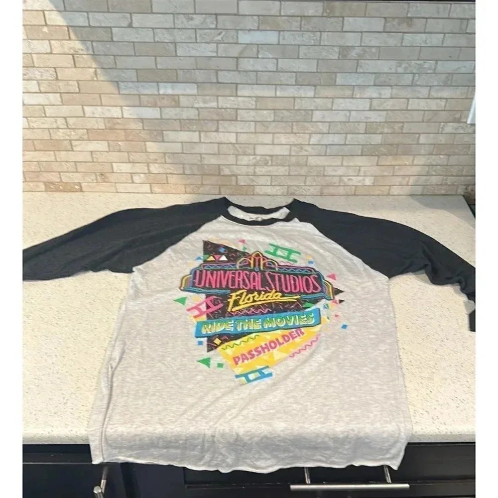Universal Orlando‎ Annual Passholder Appreciation Days UOAP Raglan Shirt bs